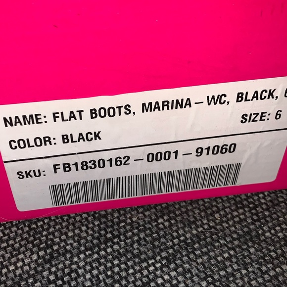 New size 6WC faux leather combat boots - Picture 7 of 7